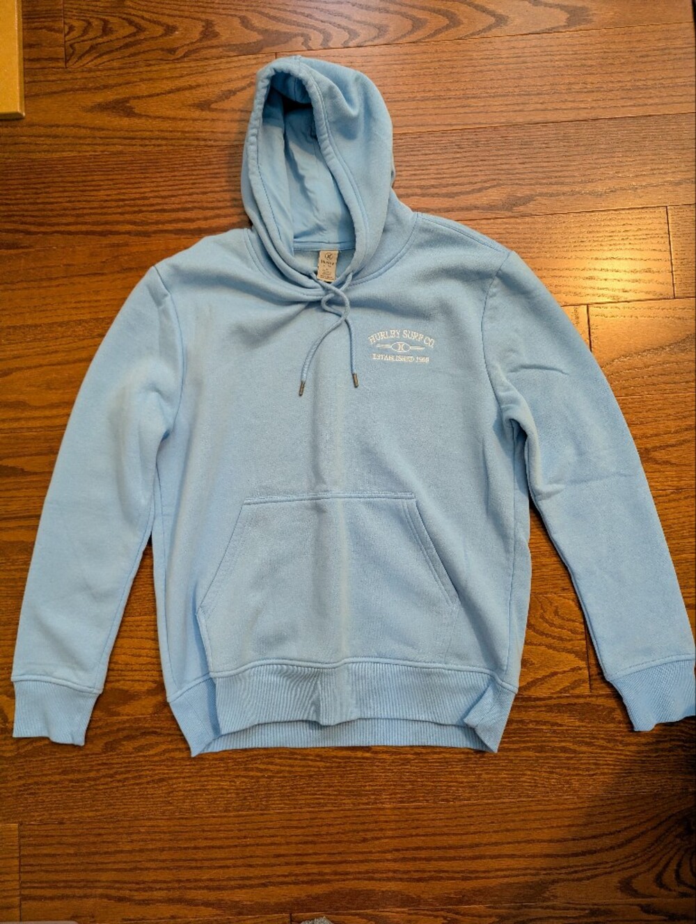 Hurley Surf Co. Light Blue Men's Hoodie